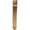 Ekena Millwork Thorton Arts & Crafts Rough Sawn Bracket, Western Red Cedar, 6"W x 34"D x 46"H BKT06X34X46THR03RWR - alternate 2